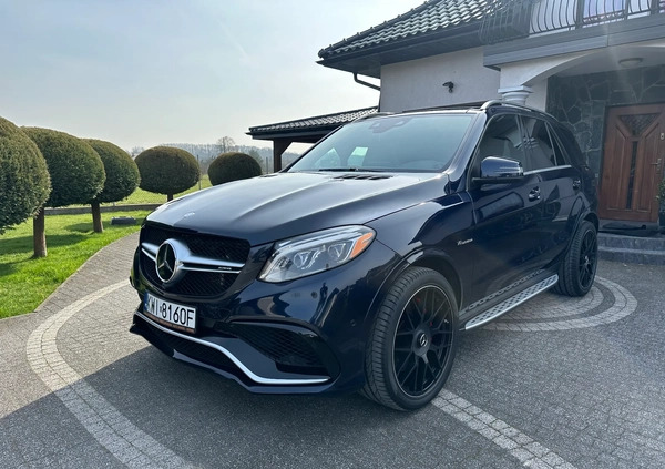 Mercedes-Benz GLE cena 242000 przebieg: 67000, rok produkcji 2016 z Trzemeszno małe 466